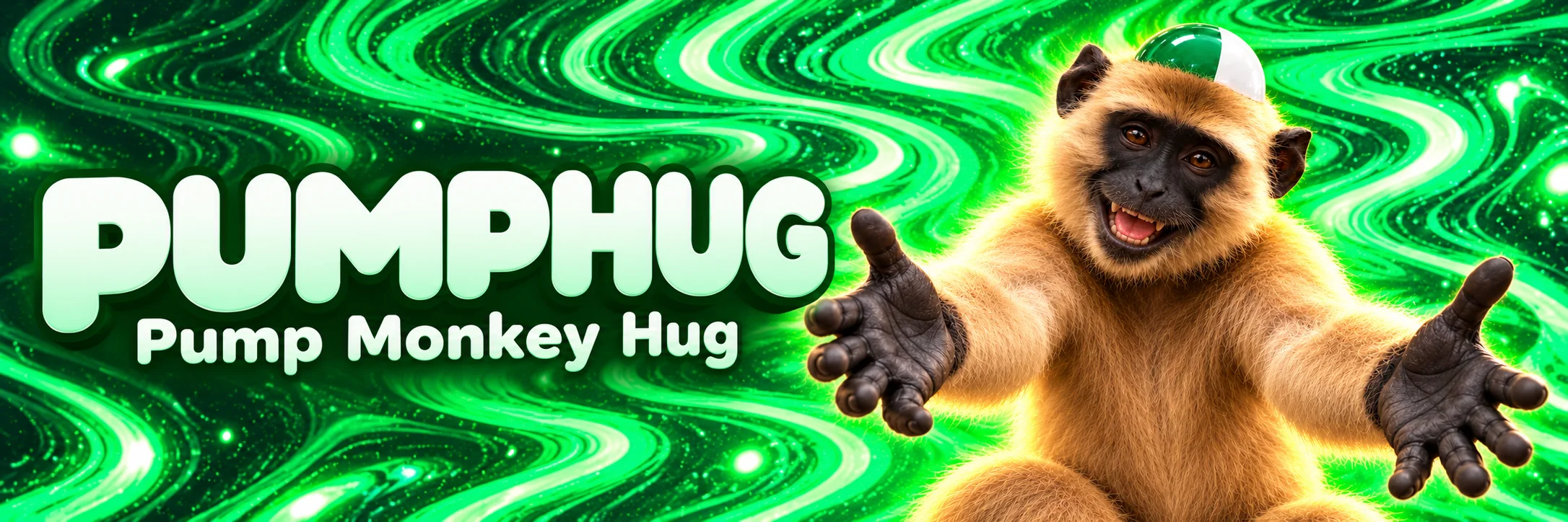 PUMPHUG Pump Monkey Hug banner